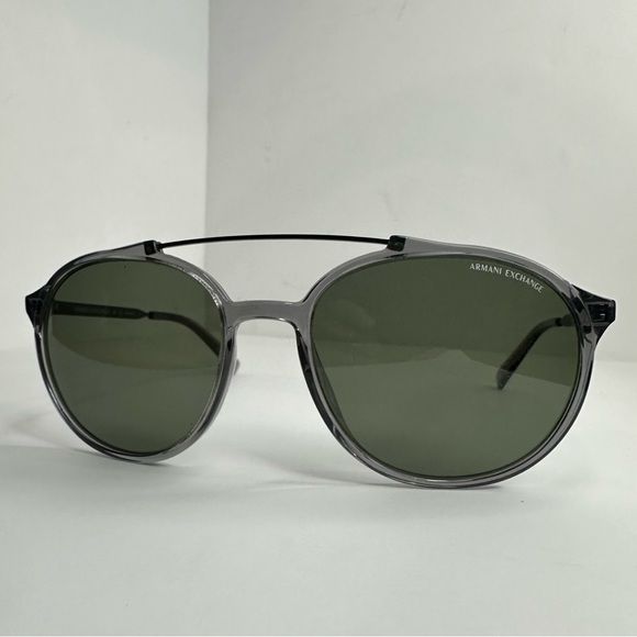 Sunglasses Armani Exchange AX 4069 S 82439A Transparent Dark Grey - Picture 8 of 10
